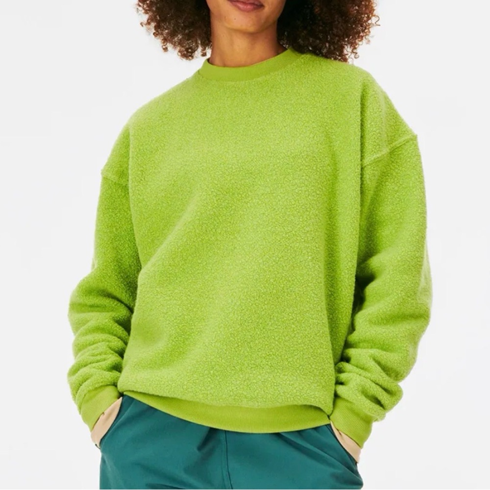NEW NWT Outdoor Voices MegaFleece Crewneck Sweatshirt Size S